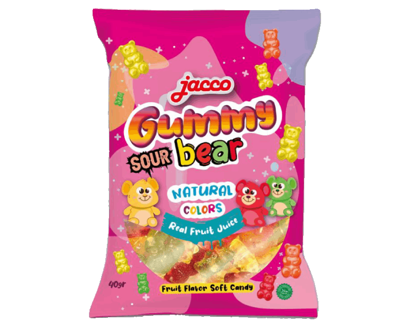 Jacco Jelly Gummy Bears SOUR taste