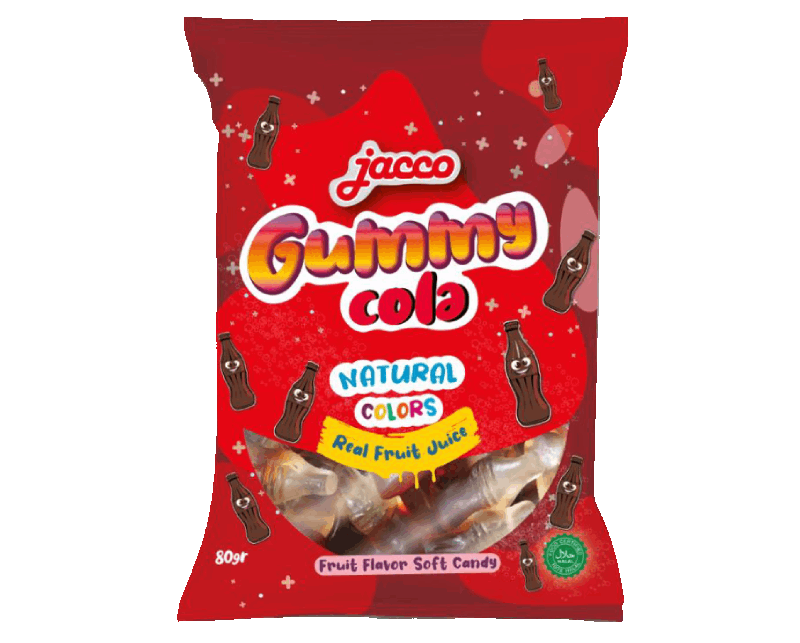 Jacco Jelly Gummy Cola Bottles SWEET taste