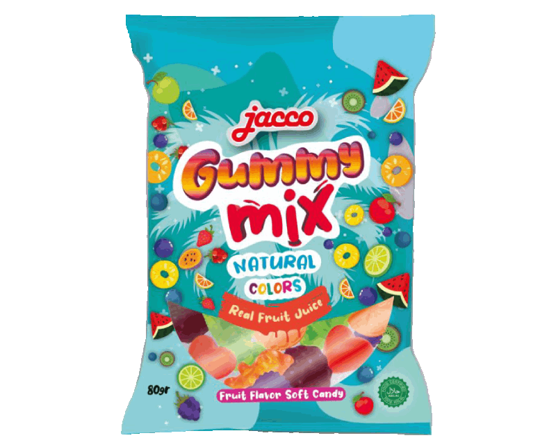 Jacco Jelly Gummy Mixed Shapes SWEET taste