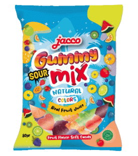 Jacco Jelly Gummy Mixed Shapes SOUR taste