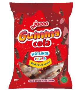 Jacco Jelly Gummy Cola Bottles SWEET taste